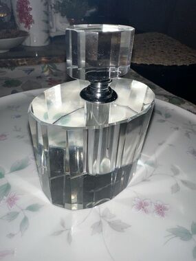 Vintage Crystal Perfume Bottle OLEG CASSINI